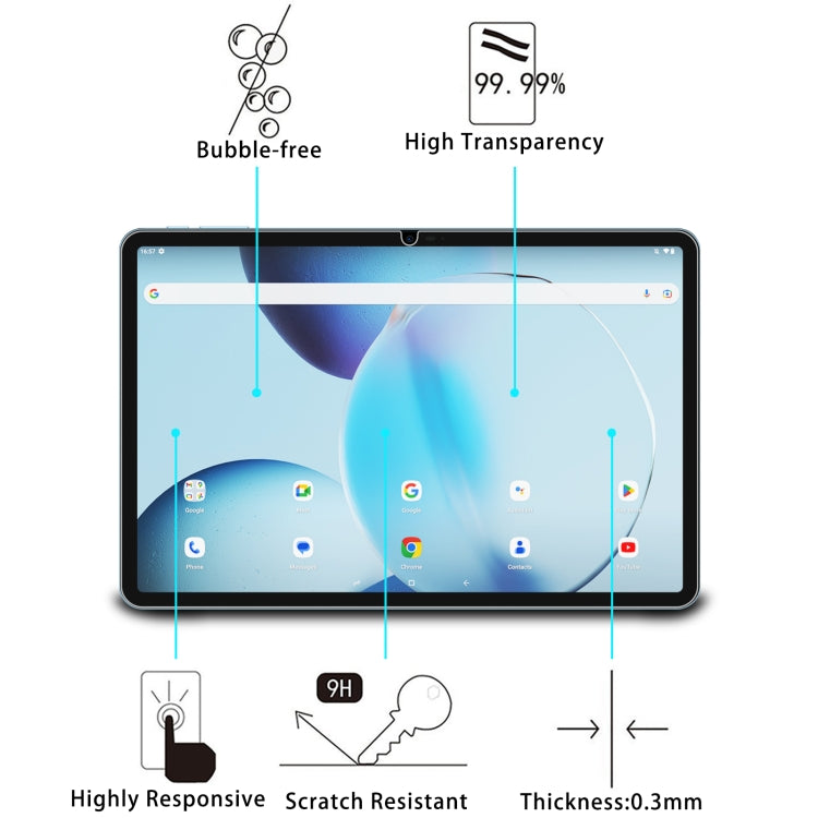 For Doogee T30 Pro 11 2024 9H 0.3mm Explosion-proof Tempered Glass Film - Others by PMC TechLife | Online Shopping South Africa | PMC TechLife | Buy Now Pay Later Mobicred
