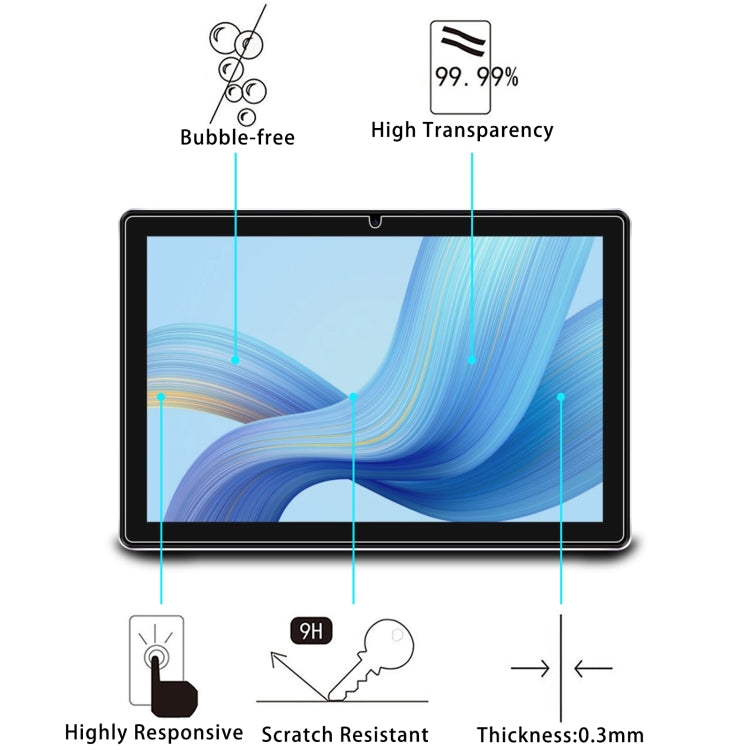 For DOOGEE T10 Pro / U10 2pcs 9H 0.3mm Explosion-proof Tempered Glass Film - Others by PMC TechLife | Online Shopping South Africa | PMC TechLife | Buy Now Pay Later Mobicred