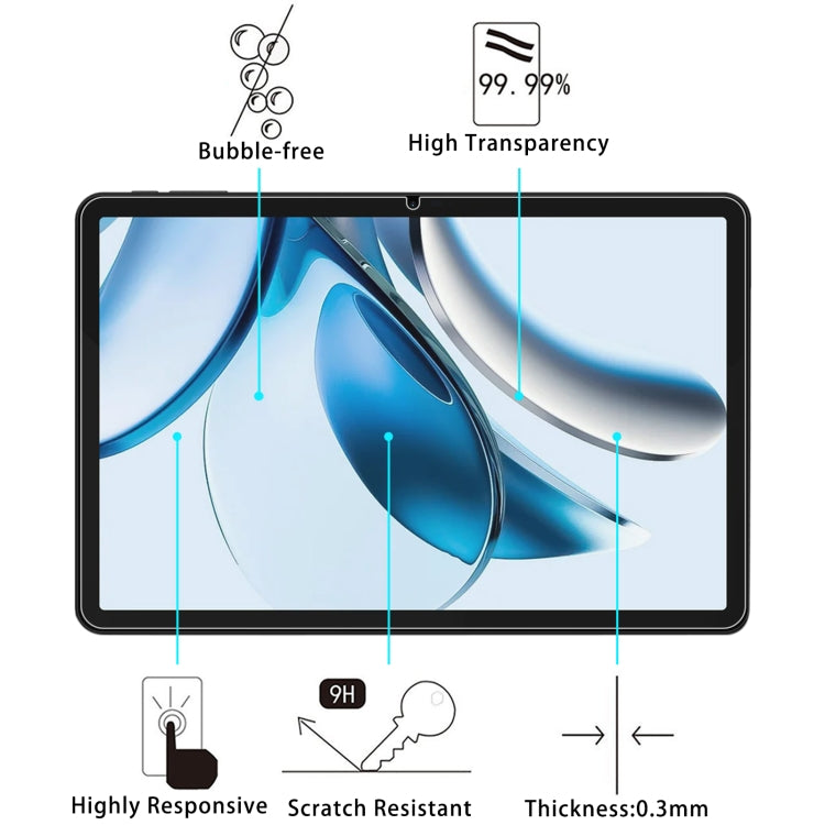 For Doogee T40 11 inch 2pcs 9H 0.3mm Explosion-proof Tempered Glass Film - Others by PMC TechLife | Online Shopping South Africa | PMC TechLife | Buy Now Pay Later Mobicred
