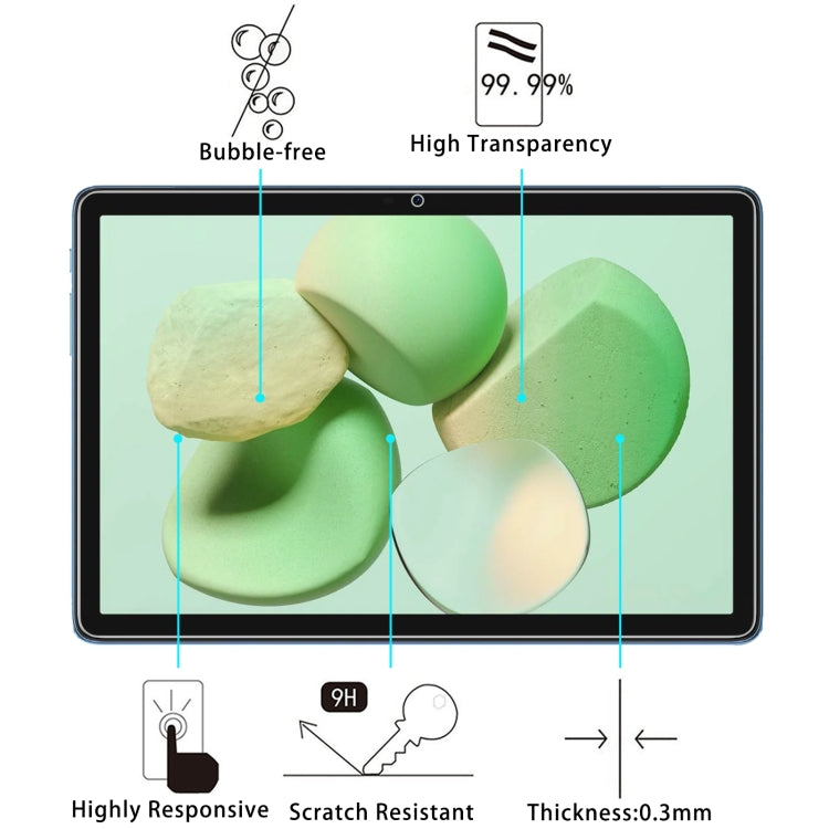 For Doogee T10W 10.1 25pcs 9H 0.3mm Explosion-proof Tempered Glass Film - Others by PMC TechLife | Online Shopping South Africa | PMC TechLife | Buy Now Pay Later Mobicred