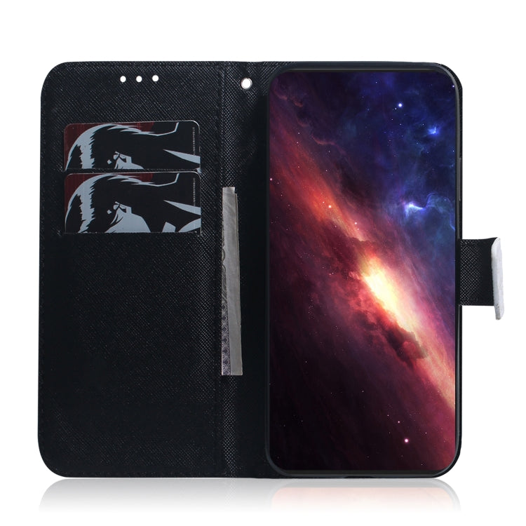 For iPhone 16e Coloured Drawing Flip Leather Phone Case(Panda) - iPhone 16e Cases by PMC TechLife | Online Shopping South Africa | PMC TechLife | Buy Now Pay Later Mobicred
