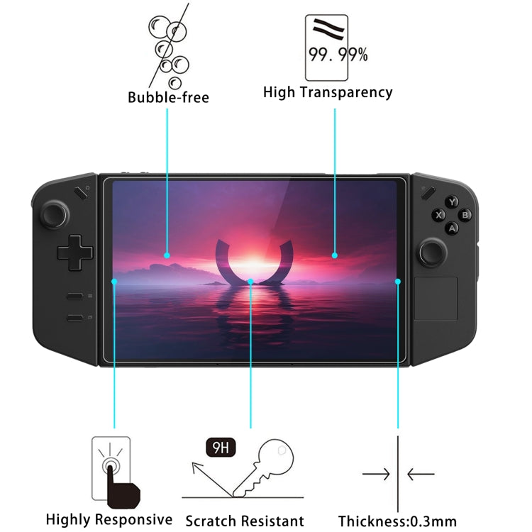 For Lenovo Legion Go 8.8 inch 25pcs 9H 0.3mm Explosion-proof Tempered Glass Film - free shipping - PMC Jewellery - Order now!