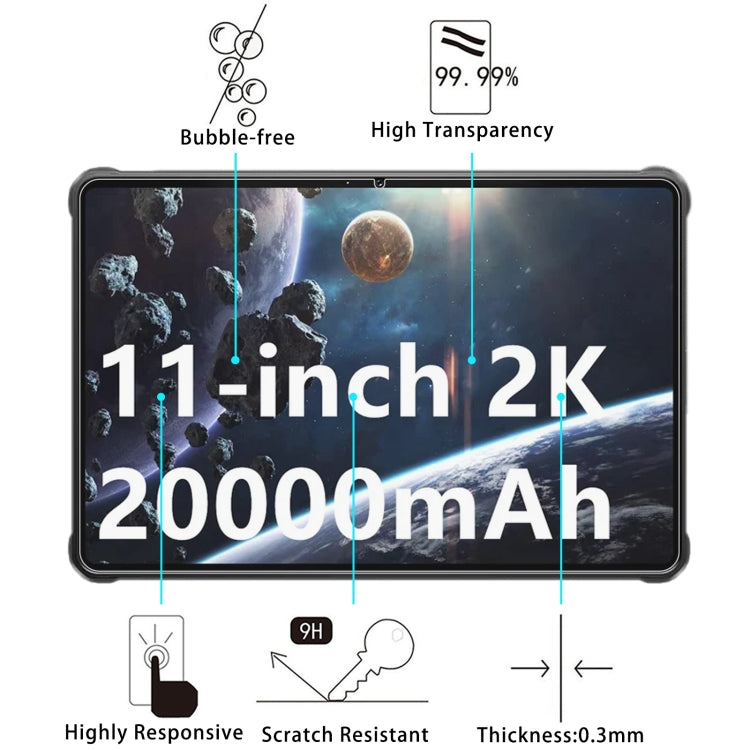 For Oukitel RT8 Tab 25pcs 9H 0.3mm Explosion-proof Tempered Glass Film - Others by PMC TechLife | Online Shopping South Africa | PMC TechLife | Buy Now Pay Later Mobicred