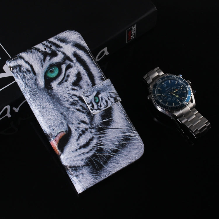 For Xiaomi Redmi K70E / Poco X6 Pro Coloured Drawing Flip Leather Phone Case(Tiger) - K70E Cases by PMC TechLife | Online Shopping South Africa | PMC TechLife | Buy Now Pay Later Mobicred