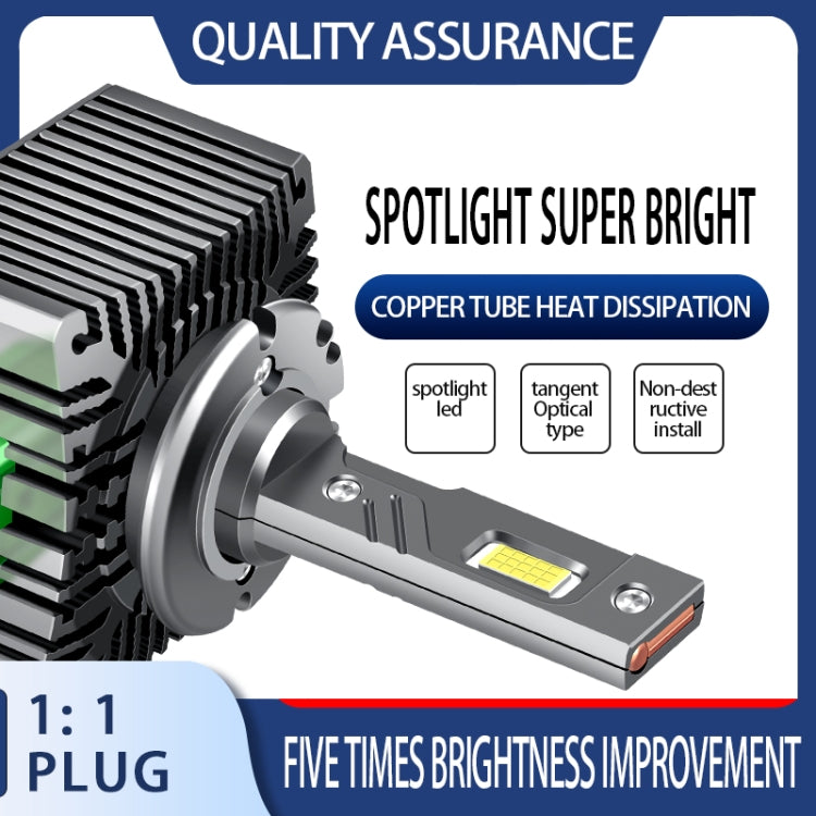P15 1 Pair D1S / D1R DC10-32V / 35W / 6000K / 4000LM IP68 Waterproof Car LED Headlight - LED Headlamps by PMC TechLife | Online Shopping South Africa | PMC TechLife | Buy Now Pay Later Mobicred
