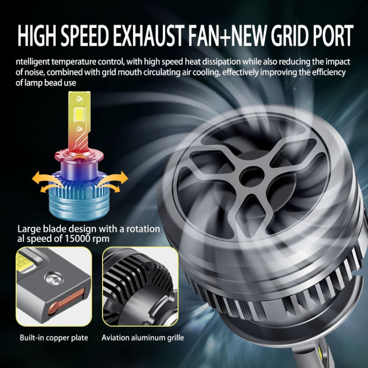 P15 1 Pair D1S / D1R DC10-32V / 35W / 6000K / 4000LM IP68 Waterproof Car LED Headlight - LED Headlamps by PMC TechLife | Online Shopping South Africa | PMC TechLife | Buy Now Pay Later Mobicred