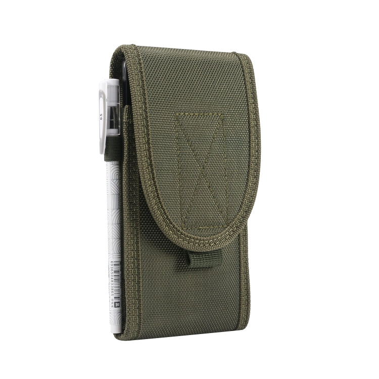 For 6.7 inch and Below Phones Multifunctional Universal Vertical Nylon Fabric Waist Bag Tactical Belt Bag(Green) - free shipping - PMC TechLife - Order now!