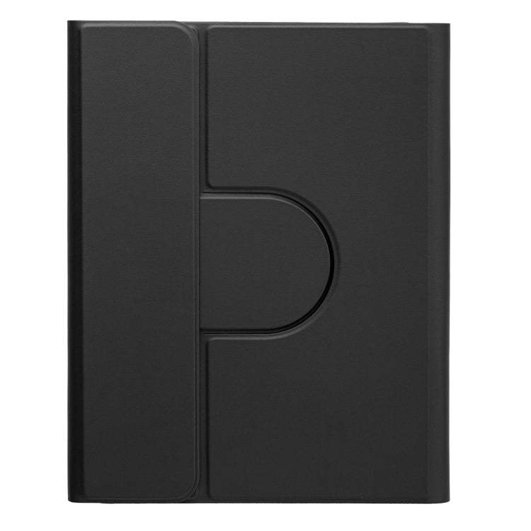 For iPad 10th Gen 10.9 2022 Round Button 360 Degree Rotatable Bluetooth Keyboard Leather Case with Touchpad(Black) - Universal by PMC TechLife | Online Shopping South Africa | PMC TechLife