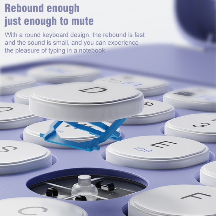 For iPad 10th Gen 10.9 2022 Round Button 360 Degree Rotatable Bluetooth Keyboard Leather Case with Touchpad(Dark Green) - Universal by PMC TechLife | Online Shopping South Africa | PMC TechLife