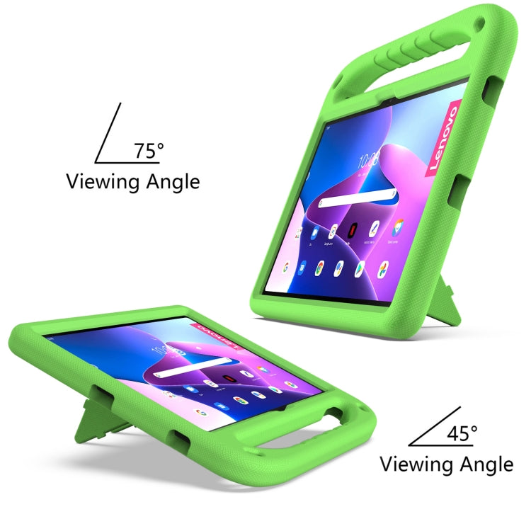 For Lenovo Pad Pro 2021 TB-J716F Handle Portable EVA Shockproof Tablet Case(Green) - Lenovo by PMC TechLife | Online Shopping South Africa | PMC TechLife | Buy Now Pay Later Mobicred