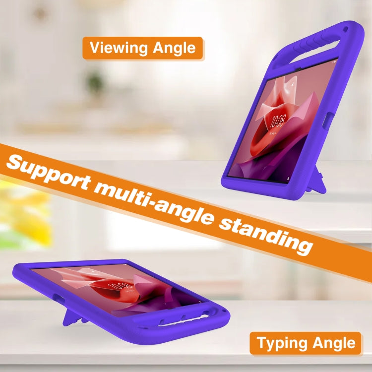 For Lenovo Tab P12 12.7 Handle Portable EVA Shockproof Tablet Case(Purple) - Lenovo by PMC TechLife | Online Shopping South Africa | PMC TechLife
