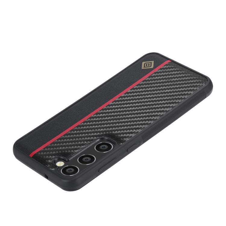 For Samsung Galaxy S23 LC.IMEEKE 3 in 1 Carbon Fiber Texture Shockproof Phone Case(Black) - Galaxy Phone Cases by LC.IMEEKE | Online Shopping South Africa | PMC TechLife