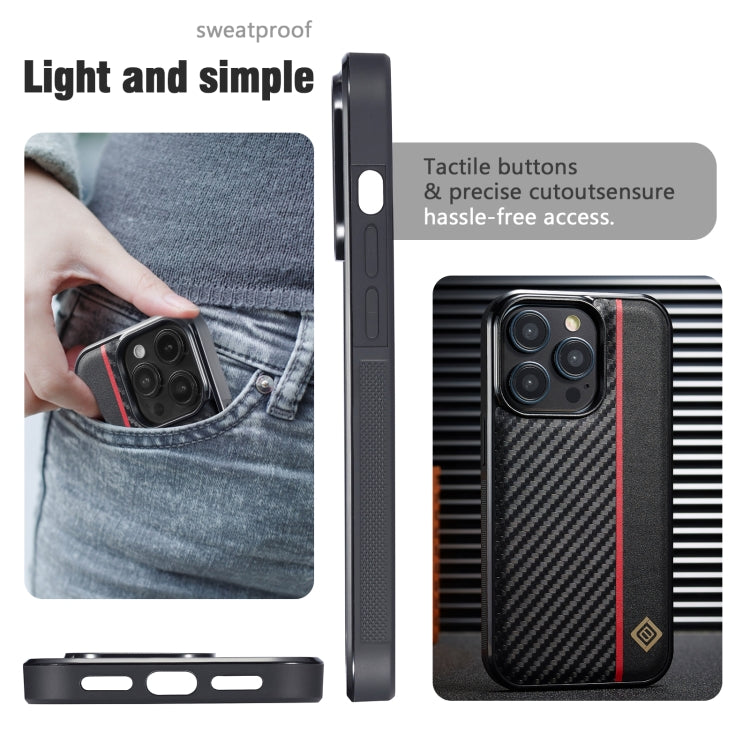 For Samsung Galaxy S23 LC.IMEEKE 3 in 1 Carbon Fiber Texture Shockproof Phone Case(Black) - Galaxy Phone Cases by LC.IMEEKE | Online Shopping South Africa | PMC TechLife