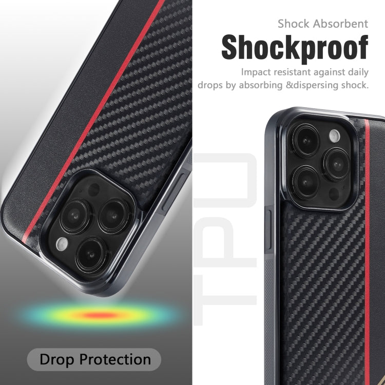For Samsung Galaxy S23 LC.IMEEKE 3 in 1 Carbon Fiber Texture Shockproof Phone Case(Black) - Galaxy Phone Cases by LC.IMEEKE | Online Shopping South Africa | PMC TechLife