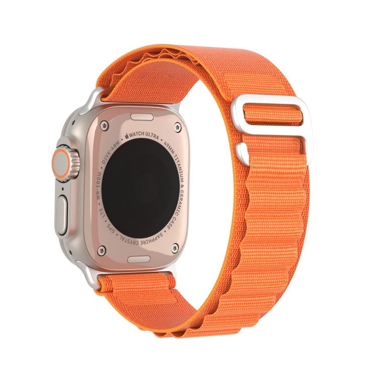 For Apple Watch Series 9 41mm DUX DUCIS GS Series Nylon Loop Watch Band(Orange) - free shipping - PMC Jewellery - Order now!