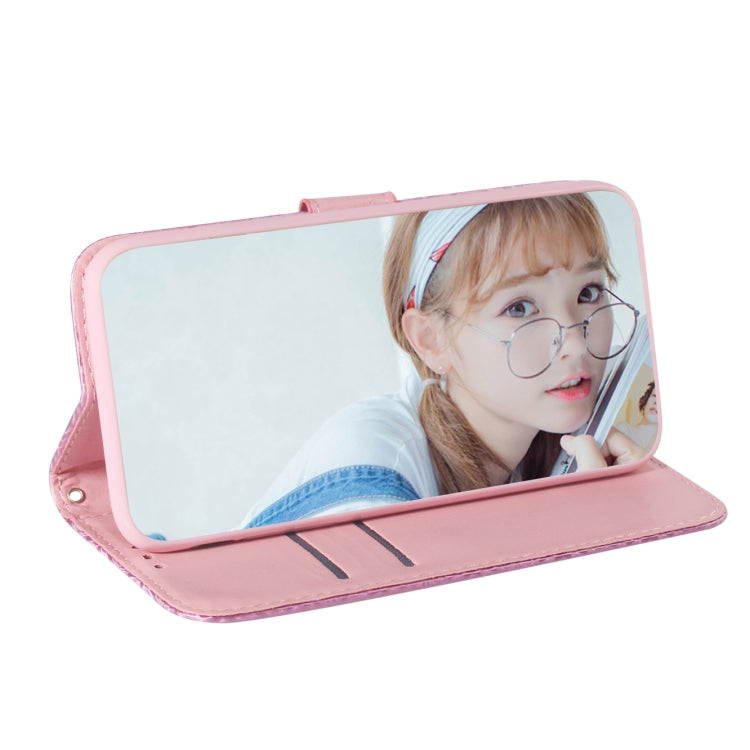 For Huawei P40 lite 5G Solid Color Colorful Magnetic Buckle Horizontal Flip PU Leather Case with Holder & Card Slots & Wallet & Lanyard(Pink) - Huawei Cases by PMC TechLife | Online Shopping South Africa | PMC TechLife
