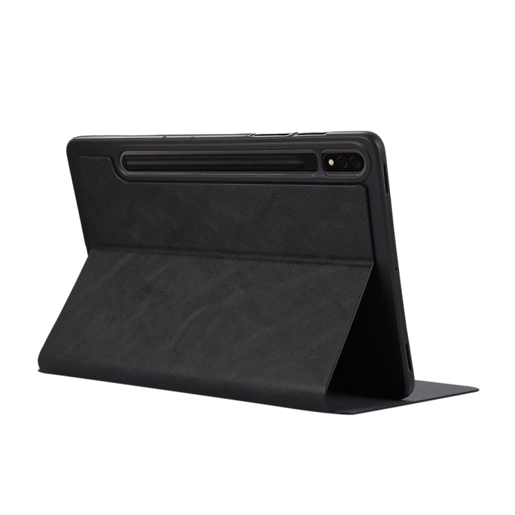 For Samsung Galaxy Tab S10 FE / S9 FE / S9 TPU Flip Tablet Protective Leather Case(Black) - Galaxy Tab S9 FE by PMC Jewellery | Online Shopping South Africa | PMC Jewellery | Buy Now Pay Later Mobicred