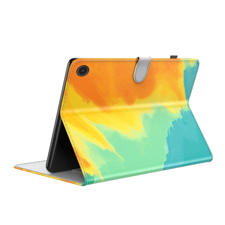 For Amazon Fire Max 11 Watercolor Pattern Flip Leather Tablet Case(Autumn Leaves) - Amazon by PMC TechLife | Online Shopping South Africa | PMC TechLife | Buy Now Pay Later Mobicred