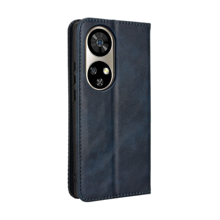 For Ulefone Note 17 Pro Magnetic Buckle Retro Texture Leather Phone Case(Blue) - Ulefone Cases by PMC Jewellery | Online Shopping South Africa | PMC Jewellery | Buy Now Pay Later Mobicred