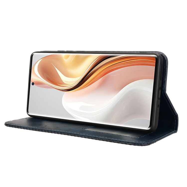 For Ulefone Note 17 Pro Magnetic Buckle Retro Texture Leather Phone Case(Blue) - Ulefone Cases by PMC Jewellery | Online Shopping South Africa | PMC Jewellery | Buy Now Pay Later Mobicred