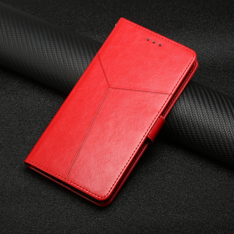 For Google Pixel 9 Y-shaped Pattern Flip Leather Phone Case(Red) - Google Cases by PMC TechLife | Online Shopping South Africa | PMC TechLife | Buy Now Pay Later Mobicred