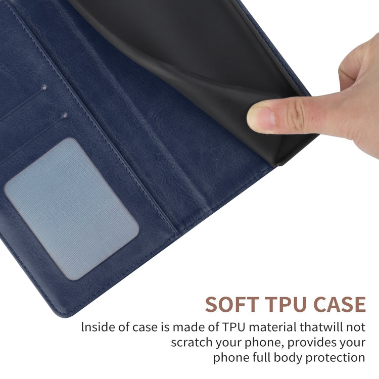 For Google Pixel 9 Y-shaped Pattern Flip Leather Phone Case(Blue) - Google Cases by PMC TechLife | Online Shopping South Africa | PMC TechLife | Buy Now Pay Later Mobicred
