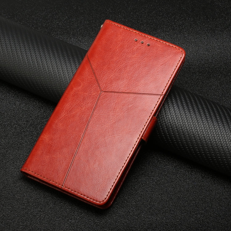 For Google Pixel 9 Y-shaped Pattern Flip Leather Phone Case(Brown) - Google Cases by PMC TechLife | Online Shopping South Africa | PMC TechLife | Buy Now Pay Later Mobicred
