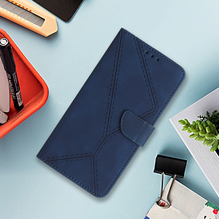 For Google Pixel 9 Pro Stitching Embossed Leather Phone Case(Blue) - Google Cases by PMC TechLife | Online Shopping South Africa | PMC TechLife | Buy Now Pay Later Mobicred
