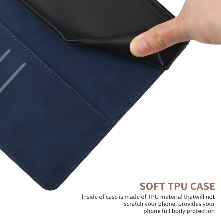 For Google Pixel 9 Stitching Embossed Leather Phone Case(Blue) - Google Cases by PMC TechLife | Online Shopping South Africa | PMC TechLife | Buy Now Pay Later Mobicred
