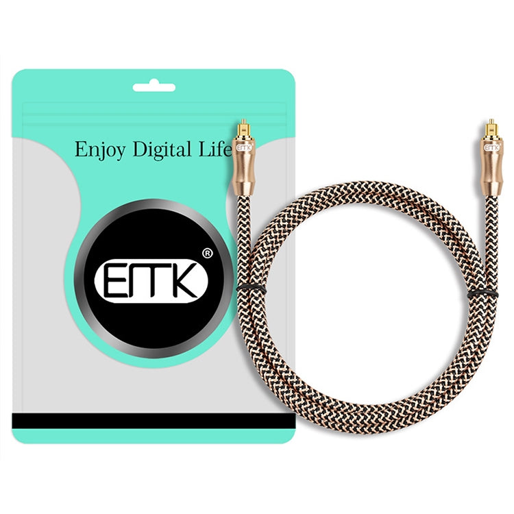 5m EMK OD6.0mm Gold-plated TV Digital Audio Optical Fiber Connecting Cable - free shipping - PMC Jewellery - Order now!