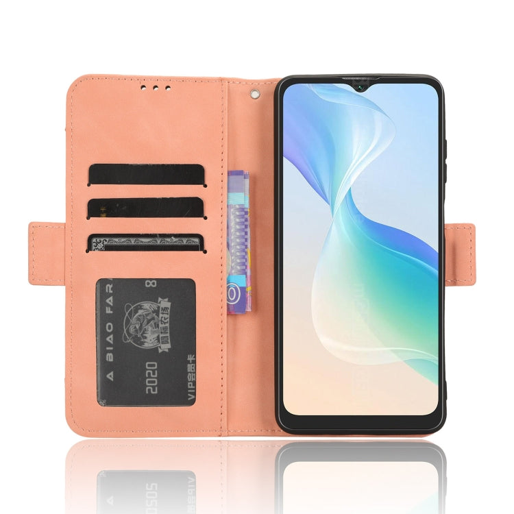 For Blackview Oscal C30 / C30 Pro Skin Feel Calf Texture Card Slots Leather Phone Case(Pink) - free shipping - PMC TechLife - Order now!