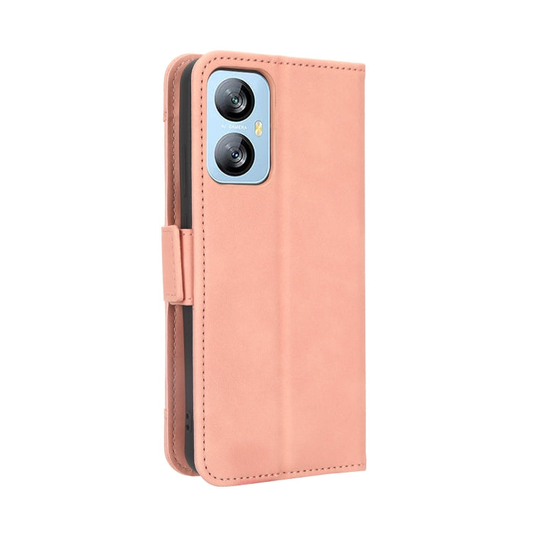 For Blackview A52 / A52 Pro Skin Feel Calf Texture Card Slots Leather Phone Case(Pink) - More Brand by PMC TechLife | Online Shopping South Africa | PMC TechLife