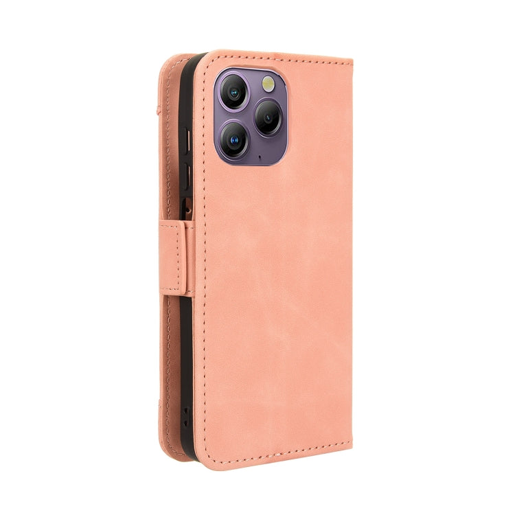 For Blackview A96 Skin Feel Calf Texture Card Slots Leather Phone Case(Pink) - More Brand by PMC TechLife | Online Shopping South Africa | PMC TechLife