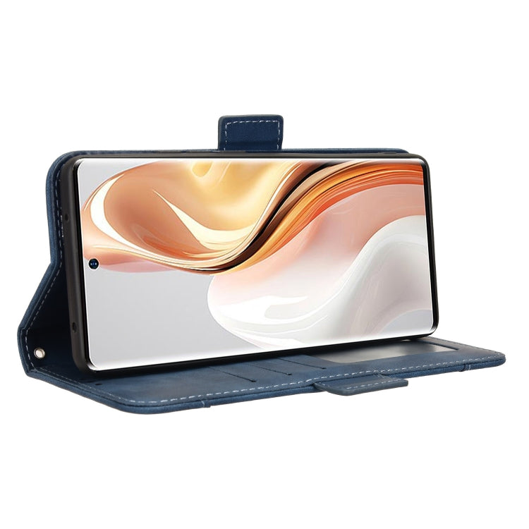 For Ulefone Note 17 Pro Skin Feel Calf Texture Card Slots Leather Phone Case(Blue) - Ulefone Cases by PMC Jewellery | Online Shopping South Africa | PMC Jewellery | Buy Now Pay Later Mobicred