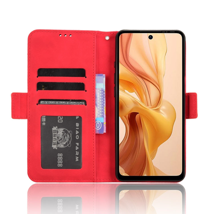 For Ulefone Note 18 Ultra Skin Feel Calf Texture Card Slots Leather Phone Case(Red) - Ulefone Cases by PMC Jewellery | Online Shopping South Africa | PMC Jewellery | Buy Now Pay Later Mobicred