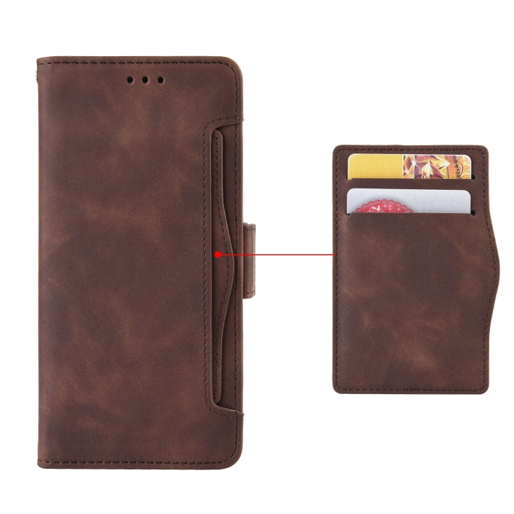For Ulefone Note 18 Ultra Skin Feel Calf Texture Card Slots Leather Phone Case(Brown) - Ulefone Cases by PMC Jewellery | Online Shopping South Africa | PMC Jewellery | Buy Now Pay Later Mobicred