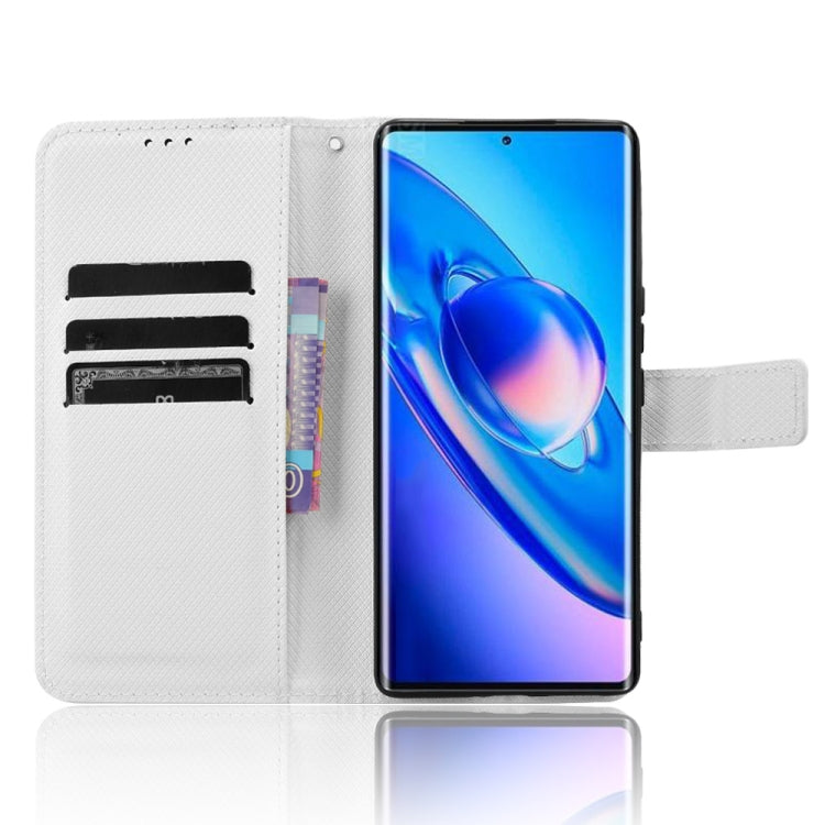 For Blackview A200 Pro Diamond Texture Leather Phone Case(White) - More Brand by PMC TechLife | Online Shopping South Africa | PMC TechLife