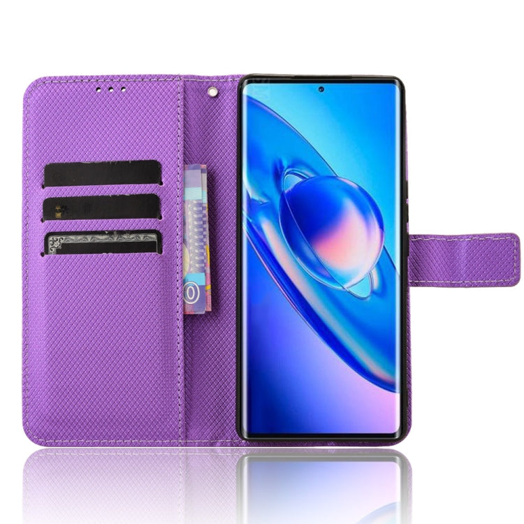 For Blackview A200 Pro Diamond Texture Leather Phone Case(Purple) - More Brand by PMC TechLife | Online Shopping South Africa | PMC TechLife