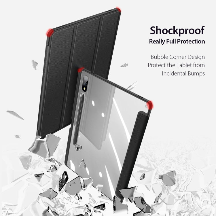 For Samsung Galaxy Tab S10+ DUX DUCIS TOBY Series Antiskid Leather Tablet Case with Sleep / Wake-up Function(Black) - free shipping - PMC Jewellery - Order now!