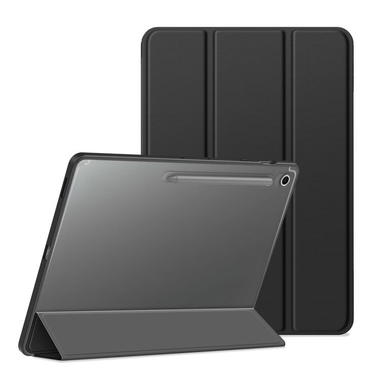 For Samsung Galaxy Tab S10 FE+ DUX DUCIS TOBY Series Antiskid Leather Tablet Case with Sleep / Wake-up Function(Black) - free shipping - PMc TechLife - Order now!