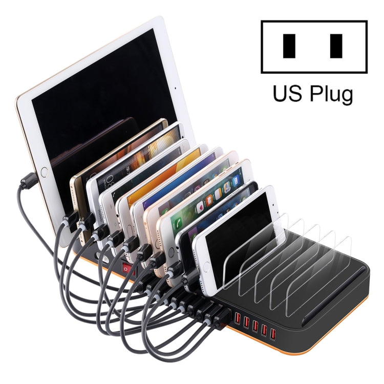 WLX-815P 180W 15 Ports USB Fast Charging Dock Smart Charger with Holder, US Plug - free shipping - PMC Jewellery - Order now!