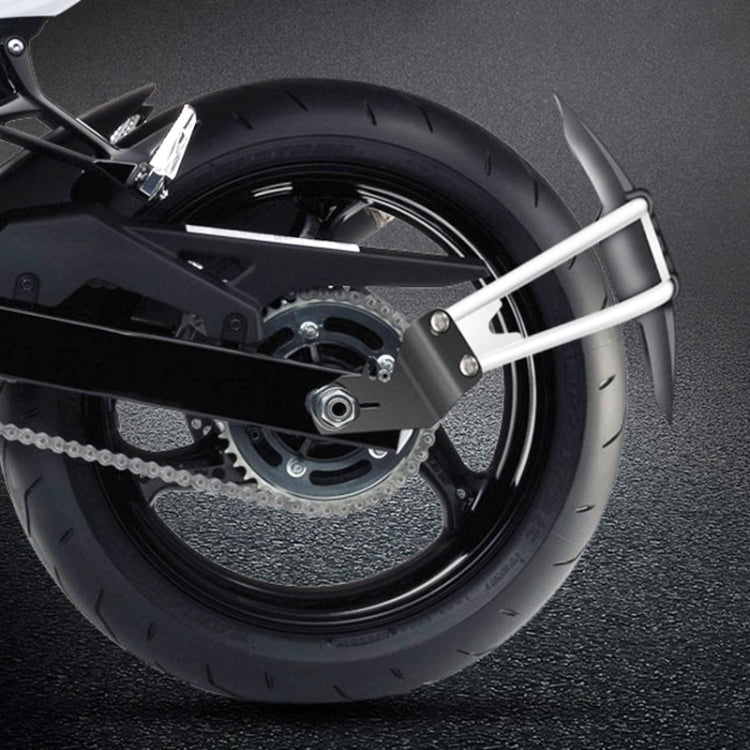 Motorcycle Stainless Steel Modified Rear Wheel Fender Dustproof Splash Flaps Mudguards Fender Guard, Style:A Style Foot - Others by PMC TechLife | Online Shopping South Africa | PMC TechLife | Buy Now Pay Later Mobicred
