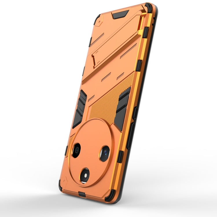 For Honor X50 5G Global / X9B Punk Armor 2 in 1 PC + TPU Phone Case with Holder(Orange) - free shipping - PMC TechLife - Order now!