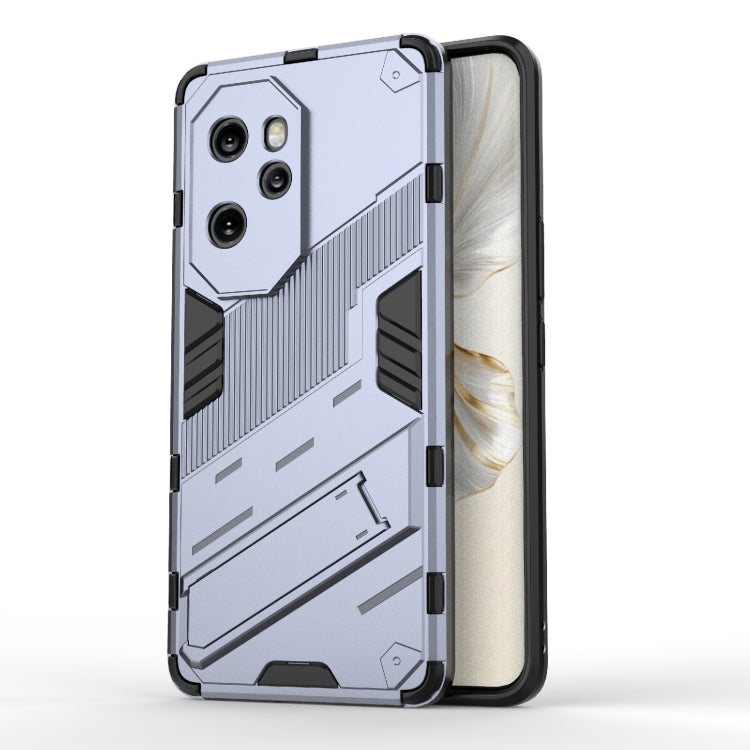 For Honor 100 Pro 5G Punk Armor 2 in 1 PC + TPU Phone Case with Holder(Grey) - free shipping - PMC TechLife - Order now!