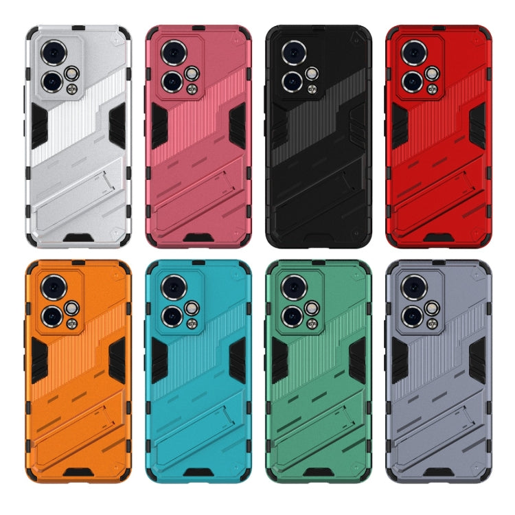 For Honor 90 GT 5G Punk Armor 2 in 1 PC + TPU Phone Case with Holder(Orange) - Honor Cases by PMC TechLife | Online Shopping South Africa | PMC TechLife | Buy Now Pay Later Mobicred