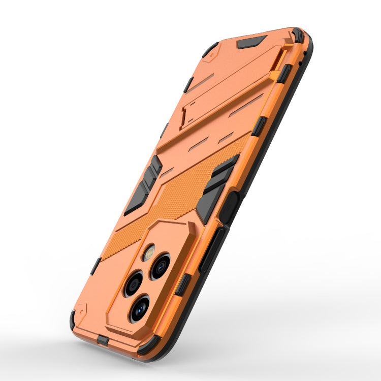 For Honor 200 Lite Global Punk Armor 2 in 1 PC + TPU Phone Case with Holder(Orange) - Honor Cases by PMC TechLife | Online Shopping South Africa | PMC TechLife | Buy Now Pay Later Mobicred