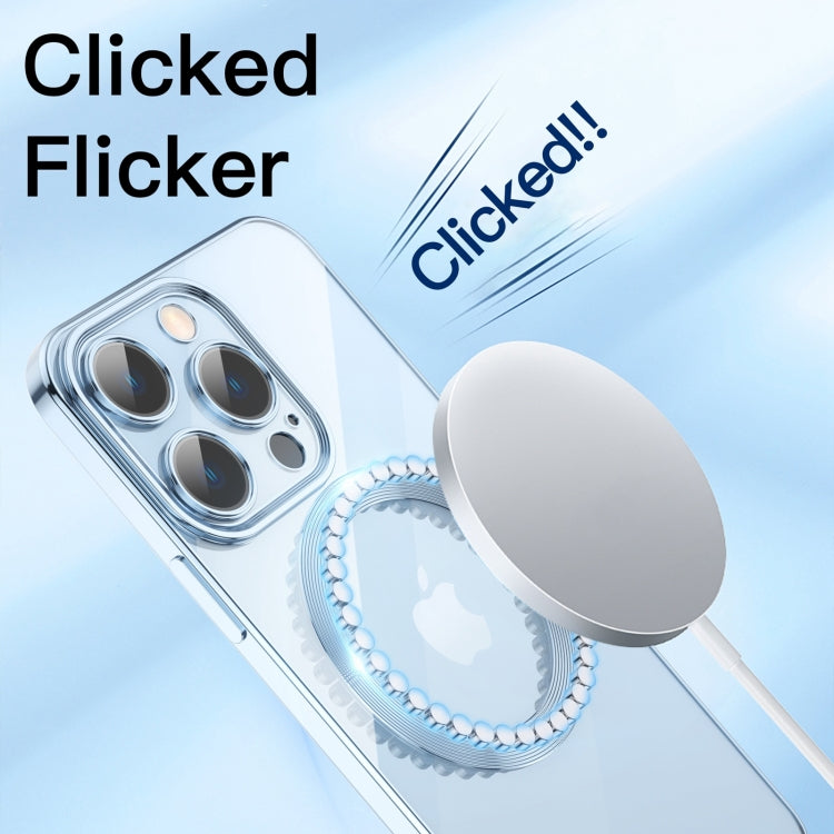 For iPhone 15 Pro Lens Protector MagSafe Electroplated Phone Case(Navy Blue) - iPhone 15 Pro Cases by PMC TechLife | Online Shopping South Africa | PMC TechLife