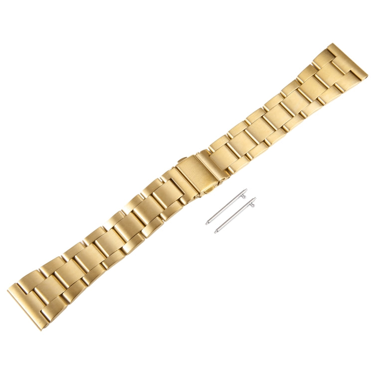 For Huawei Watch 4 22mm Three-bead Stainless Steel Watch Band(Gold) - free shipping - PMC TechLife - Order now!