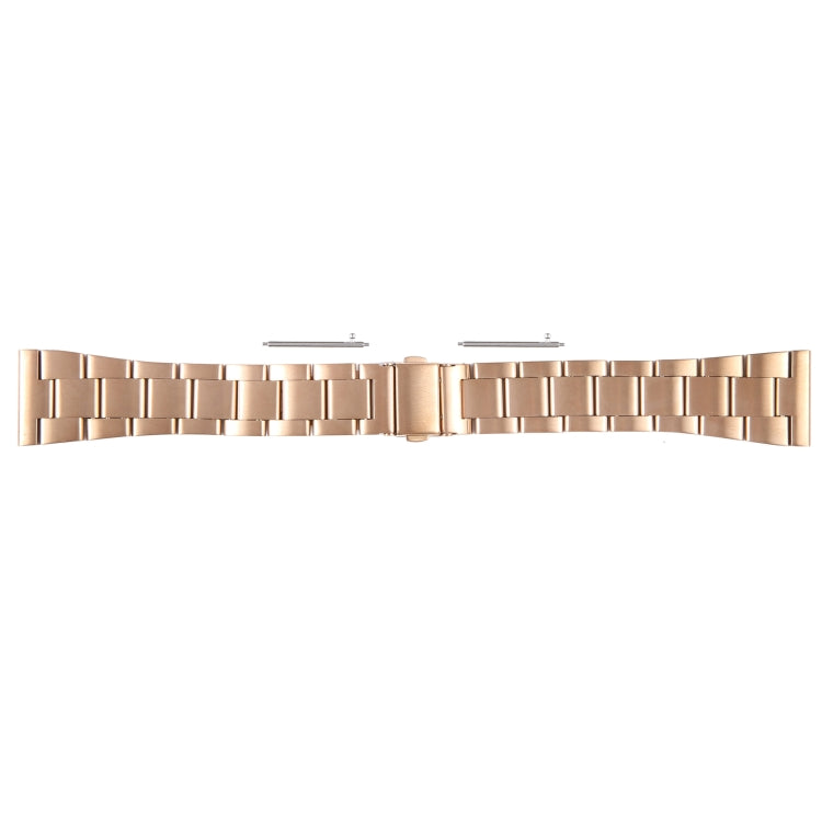 For Huawei Watch 4 22mm Three-bead Stainless Steel Watch Band(Rose Gold) - free shipping - PMC TechLife - Order now!