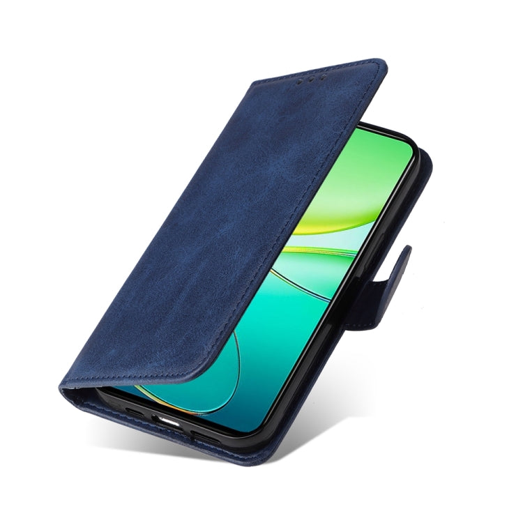 For vivo Y38 5G / T3x 5G Global Classic Calf Texture Flip Leather Phone Case(Blue) - vivo Cases by PMC TechLife | Online Shopping South Africa | PMC TechLife | Buy Now Pay Later Mobicred